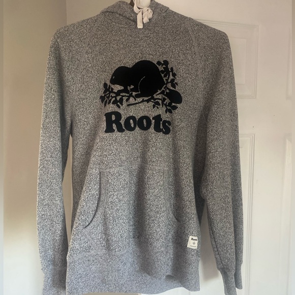Roots salt and pepper mens extra small hoodie 🤍🖤 - Picture 2 of 4